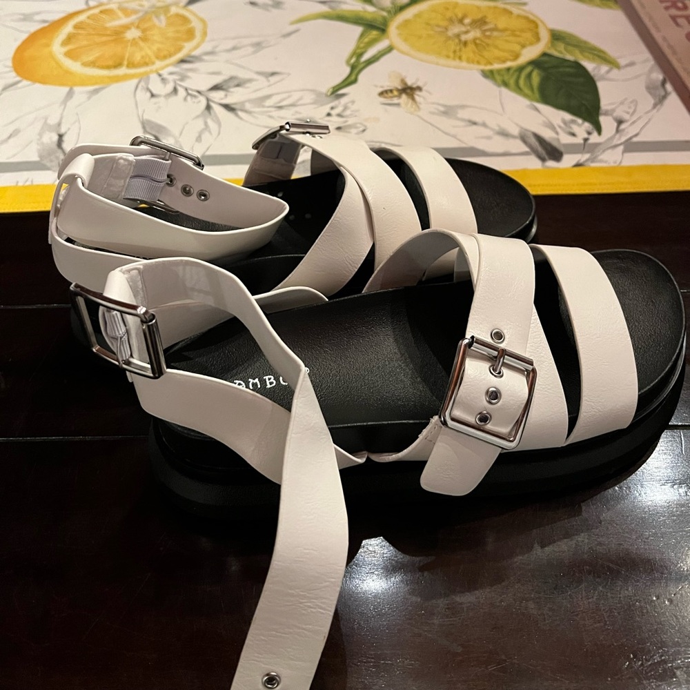 Bamboo Platform Sandal
